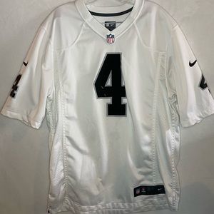 NFL Raiders Derek Carr jersey. Size Large.